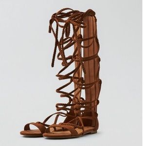 American Eagle tall gladiator sandals